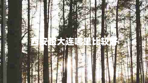 西安跟大連哪里比較好 西安跟大連哪里比較好