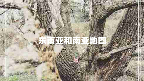 東南亞和南亞地圖 東南亞和南亞地圖