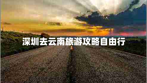 深圳去云南旅游攻略自由行