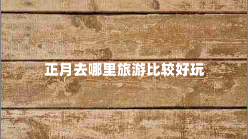 正月去哪里旅游比較好玩