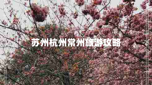 蘇州杭州常州旅游攻略 蘇州杭州常州旅游攻略