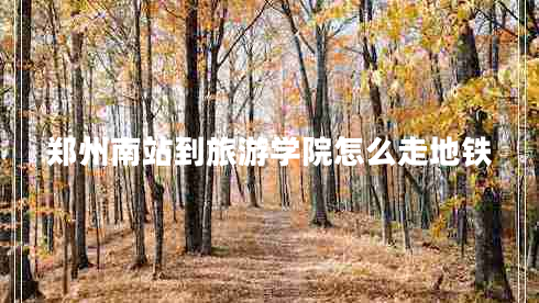 鄭州南站到旅游學(xué)院怎么走地鐵