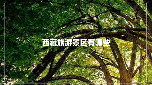 西藏旅游景區(qū)有哪些