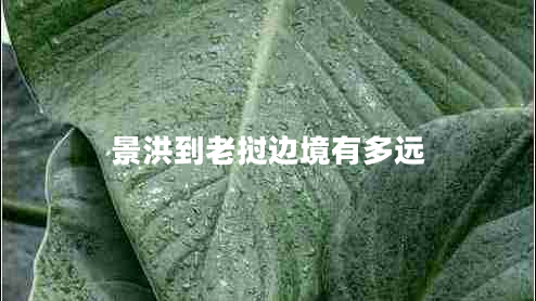 景洪到老撾邊境有多遠(yuǎn)