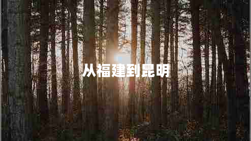 從福建到昆明 從福建到昆明