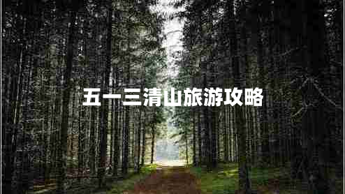 五一三清山旅游攻略 五一三清山旅游攻略