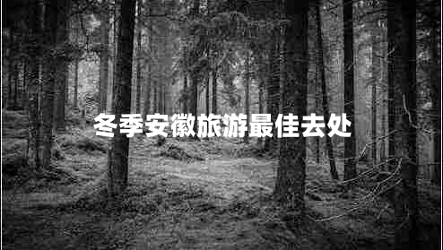 冬季安徽旅游最佳去處 冬季安徽旅游最佳去處