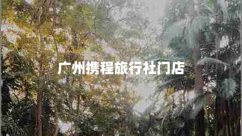 廣州攜程旅行社門店 廣州攜程旅行社門店