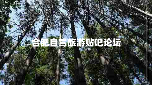 合肥自駕旅游貼吧論壇 合肥自駕旅游貼吧論壇