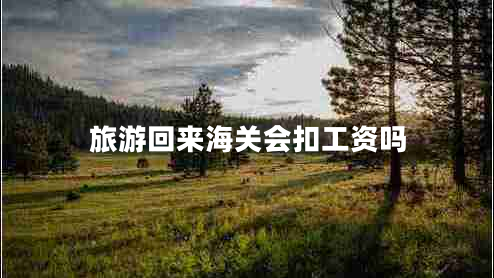 旅游回來海關(guān)會(huì)扣工資嗎