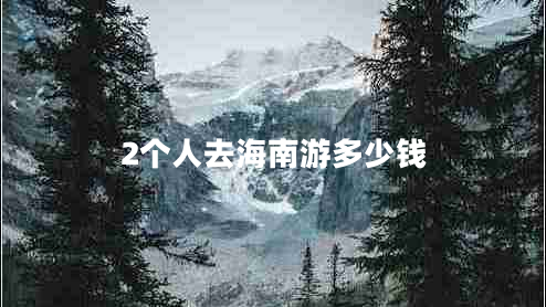 2個(gè)人去海南游多少錢