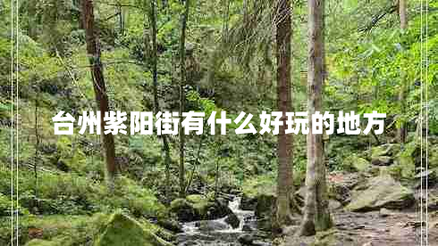 臺(tái)州紫陽街有什么好玩的地方 臺(tái)州紫陽街有什么好玩的地方