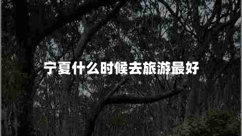 寧夏什么時(shí)候去旅游最好 寧夏什么時(shí)候去旅游最好