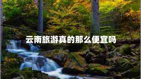 云南旅游真的那么便宜嗎