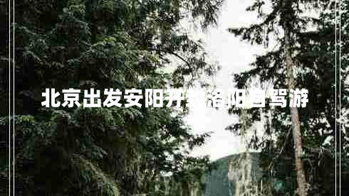 北京出發(fā)安陽開封洛陽自駕游