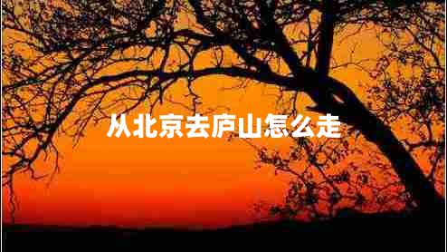 從北京去廬山怎么走 從北京去廬山怎么走