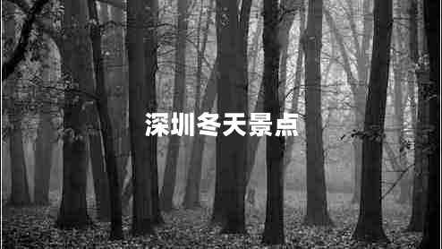 深圳冬天景點(diǎn) 深圳冬天景點(diǎn)