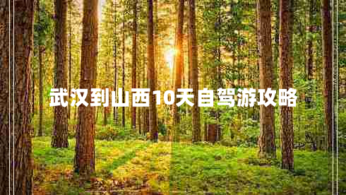 武漢到山西10天自駕游攻略