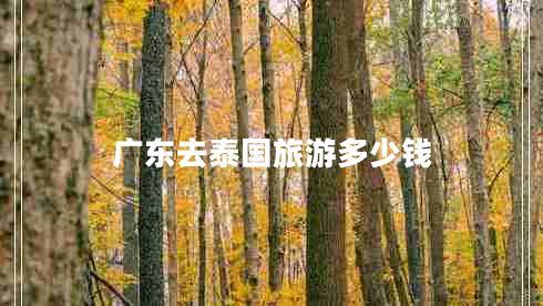 廣東去泰國(guó)旅游多少錢(qián) 廣東去泰國(guó)旅游多少錢(qián)