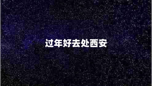 過(guò)年好去處西安
