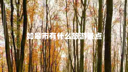 如皋市有什么旅游景點(diǎn)