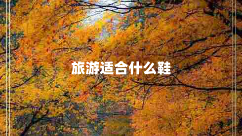 旅游適合什么鞋