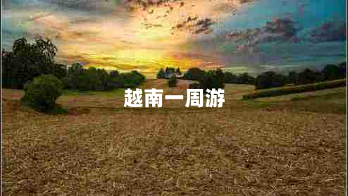 越南一周游 越南一周游