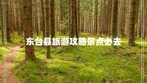 東臺(tái)縣旅游攻略景點(diǎn)必去 東臺(tái)縣旅游攻略景點(diǎn)必去