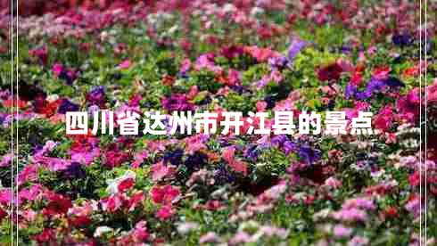 四川省達(dá)州市開江縣的景點 四川省達(dá)州市開江縣的景點