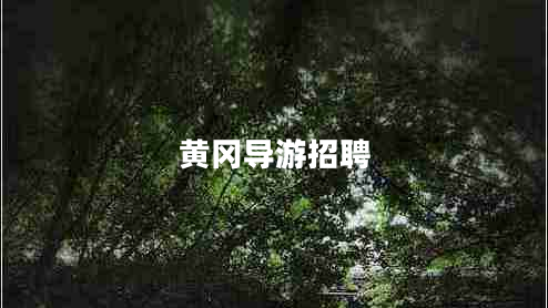 黃岡導(dǎo)游招聘 黃岡導(dǎo)游招聘
