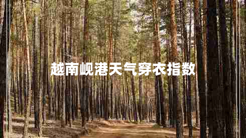 越南峴港天氣穿衣指數(shù) 越南峴港天氣穿衣指數(shù)