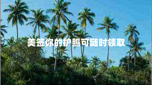 美簽?zāi)愕淖o(hù)照可隨時(shí)領(lǐng)取