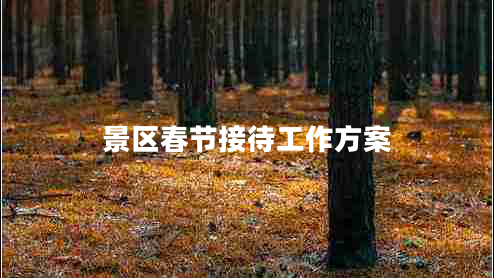 景區(qū)春節(jié)接待工作方案 景區(qū)春節(jié)接待工作方案