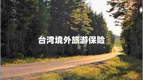 臺(tái)灣境外旅游保險(xiǎn)