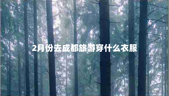 2月份去成都旅游穿什么衣服 2月份去成都旅游穿什么衣服