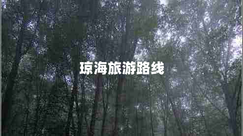 瓊海旅游路線 瓊海旅游路線
