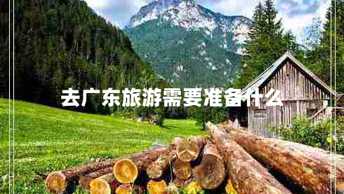 去廣東旅游需要準(zhǔn)備什么 去廣東旅游需要準(zhǔn)備什么