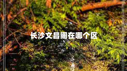 長(zhǎng)沙文昌閣在哪個(gè)區(qū)