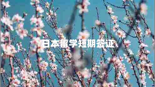 日本留學短期簽證 日本留學短期簽證