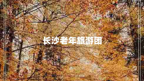 長沙老年旅游團(tuán)