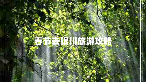 春節(jié)去銀川旅游攻略 春節(jié)去銀川旅游攻略