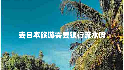去日本旅游需要銀行流水嗎