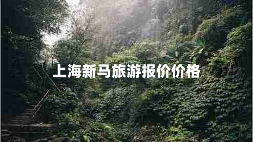 上海新馬旅游報(bào)價(jià)價(jià)格 上海新馬旅游報(bào)價(jià)價(jià)格