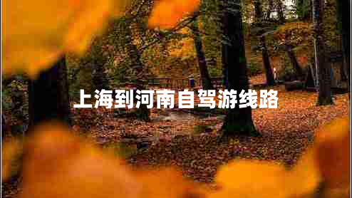 上海到河南自駕游線路 上海到河南自駕游線路