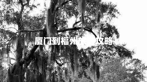 廈門到福州旅游攻略 廈門到福州旅游攻略