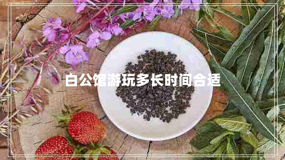 白公館游玩多長時(shí)間合適