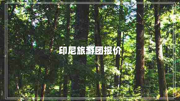 印尼旅游團(tuán)報(bào)價(jià)