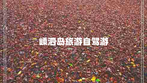 嵊泗島旅游自駕游