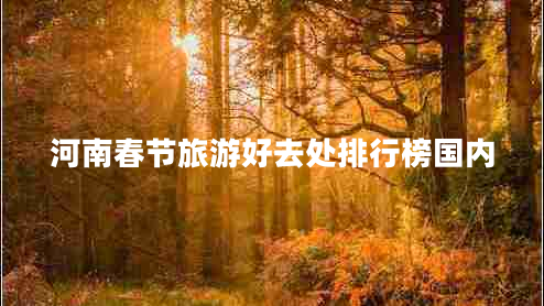 河南春節(jié)旅游好去處排行榜國內(nèi)
