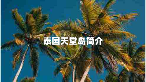 泰國天堂島簡(jiǎn)介
